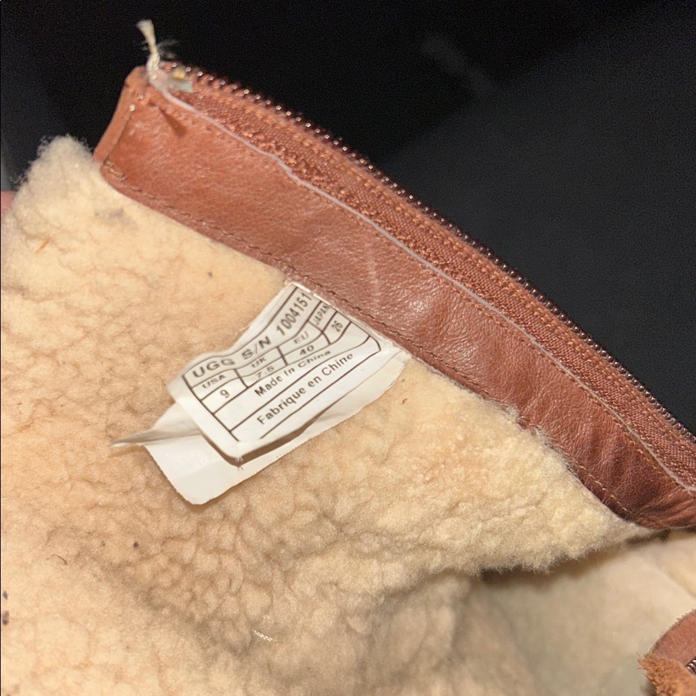 UGG Chestnut Leather Boots - Picture 2 of 6